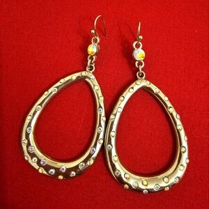 Teardrop Rhinestone earrings